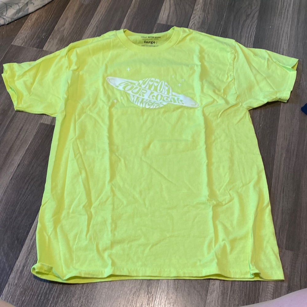 Support your local makers glow in the dark t shirt